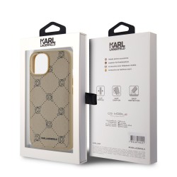 Karl Lagerfeld iPhone 14 / 13 Hülle Case Magafe Head Braun