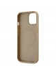 Karl Lagerfeld iPhone 15 Case Magafe Head Brown