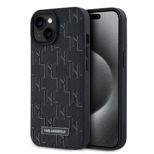 Karl Lagerfeld iPhone 14 Pro Max Case MagSafe Monogram Black