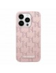 Karl Lagerfeld iPhone 15 Pro Max Hülle Case Magsafe Monogram Rosa