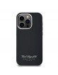 Karl Lagerfeld iPhone 14 Pro Hülle Case Hotel RSG Schwarz