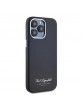 Karl Lagerfeld iPhone 15 Pro Case Hotel RSG Black