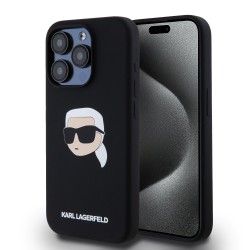 Karl Lagerfeld iPhone 14 / 13 Hülle Case Magsafe Karl Heads Schwarz