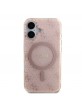 Guess iPhone 16 Case Cover MagSafe 4G Pink