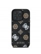 Guess iPhone 16 Pro Case MagSafe Cover Peony Black