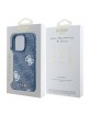 Guess iPhone 16 Pro Hülle Case MagSafe Cover Peony Blau