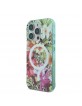 Guess iPhone 16 Pro Max Flowers MagSafe Case Orange