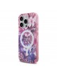 Guess iPhone 16 Pro Max Flowers MagSafe Case Purple