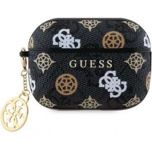 Guess AirPods Pro 2 Case Peony 4G Charm Black