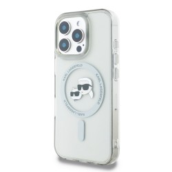 Karl Lagerfeld iPhone 16 Pro Max Hülle Case Magsafe Karl Choupette Transparent