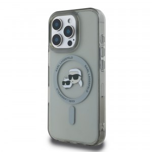 Karl Lagerfeld iPhone 16 Pro Max Hülle Case Karl Choupette Magsafe Transparent