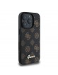 Guess iPhone 16 Pro Case MagSafe Cover Peony Black