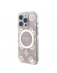 Guess iPhone 16 Pro Case MagSafe Peony 4G Pink
