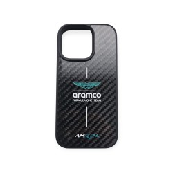 Aston Martin iPhone 16 Pro Max Hülle Case Real Carbon Schwarz