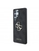 Guess Samsung S25 Ultra Hülle Case Big 4G Metalllogo Schwarz