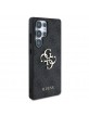 Guess Samsung S25 Ultra Hülle Case Big 4G Metalllogo Schwarz