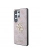 Guess Samsung S25 Ultra Hülle Case Big 4G Metalllogo Rosa