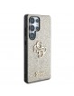 Guess Samsung S25 Ultra Hülle Case Big 4G Metal Fixed Glitter Gold