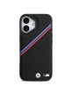 BMW iPhone 17 Hülle Case MagSafe M Perforated Tricolor Schwarz