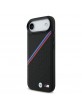BMW iPhone 17 Air Hülle Case MagSafe M Perforated Tricolor Schwarz