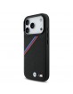 BMW iPhone 17 Pro Hülle Case M Perforated MagSafe Tricolor Schwarz