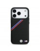 BMW iPhone 17 Pro Hülle Case M Perforated MagSafe Tricolor Schwarz