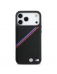 BMW iPhone 17 Pro Max Hülle Case M Perforated MagSafe Tricolor Schwarz