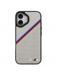 BMW iPhone 17 Hülle Case MagSafe Perforated M Tricolor Grau