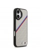 BMW iPhone 17 Hülle Case MagSafe Perforated M Tricolor Grau
