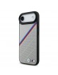BMW iPhone 17 Air Case MagSafe Perforated M Tricolor Gray