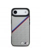 BMW iPhone 17 Air Case MagSafe Perforated M Tricolor Gray