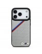 BMW iPhone 17 Pro Hülle Case M Perforated MagSafe Tricolor Grau