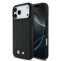 BMW iPhone 17 Pro Max Hülle Case Quilted M Logo MagSafe Schwarz