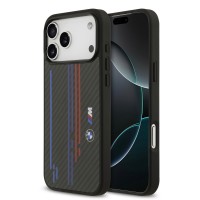 BMW iPhone 17 Pro Max Hülle Case M Kevlar Lines Aramid MagSafe Schwarz