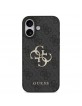 Guess iPhone 17 Hülle Case Metal Big Logo 4G Schwarz