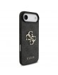 Guess iPhone 17 Air Hülle Case Metal Big Logo 4G Schwarz