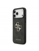 Guess iPhone 17 Pro Max Hülle Case Metal Big Logo 4G Schwarz