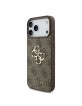 Guess iPhone 17 Pro Max Hülle Case Metal Big Logo 4G Braun