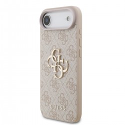 Guess iPhone 17 Air Hülle Case Metal Big Logo 4G Rosa
