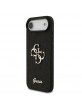 Guess iPhone 17 Air Case Glitter Fixed Glitter Big 4G Black
