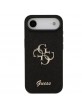 Guess iPhone 17 Air Case Glitter Fixed Glitter Big 4G Black