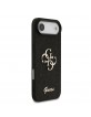 Guess iPhone 17 Air Case Glitter Fixed Glitter Big 4G Black