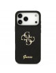 Guess iPhone 17 Pro Max Hülle Case Glitter Fixed Glitter Big 4G Schwarz