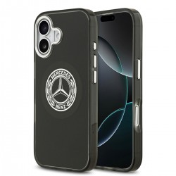 Mercedes iPhone 17 Hülle Case MagSafe Vintage Logo Schwarz