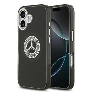 Mercedes iPhone 17 Hülle Case MagSafe Vintage Logo Schwarz