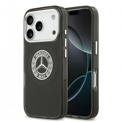 Mercedes iPhone 17 Pro Hülle Case MagSafe Vintage Logo Schwarz