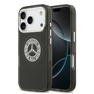 Mercedes iPhone 17 Pro Hülle Case MagSafe Vintage Logo Schwarz