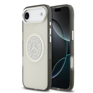 Mercedes iPhone 17 Air Hülle Case MagSafe Vintage Logo Grau