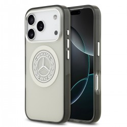 Mercedes iPhone 17 Pro Hülle Case MagSafe Vintage Logo Grau