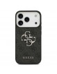 Guess iPhone 17 Pro Case 4G Metal Logo Frame Edge Black